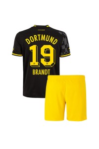 Fotbalové Dres Borussia Dortmund Julian Brandt #19 Dětské Venkovní Oblečení 2022-23 Krátký Rukáv (+ trenýrky)